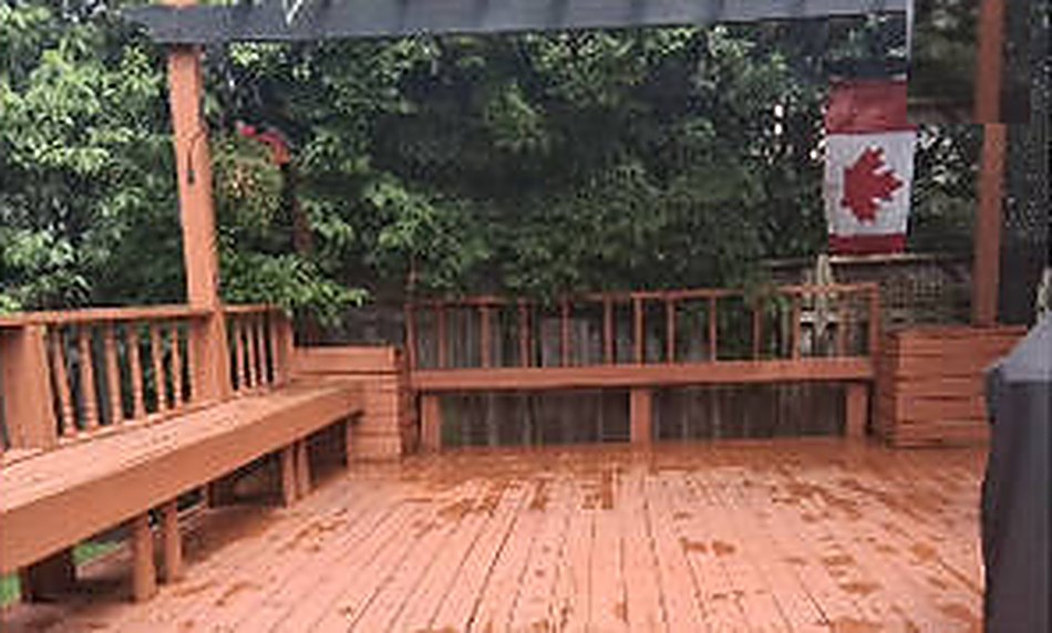 Deck and fence staining by Acclivity Contracting Group